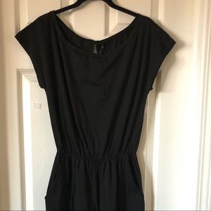 NWT Pretty Garden Black Jumpsuit